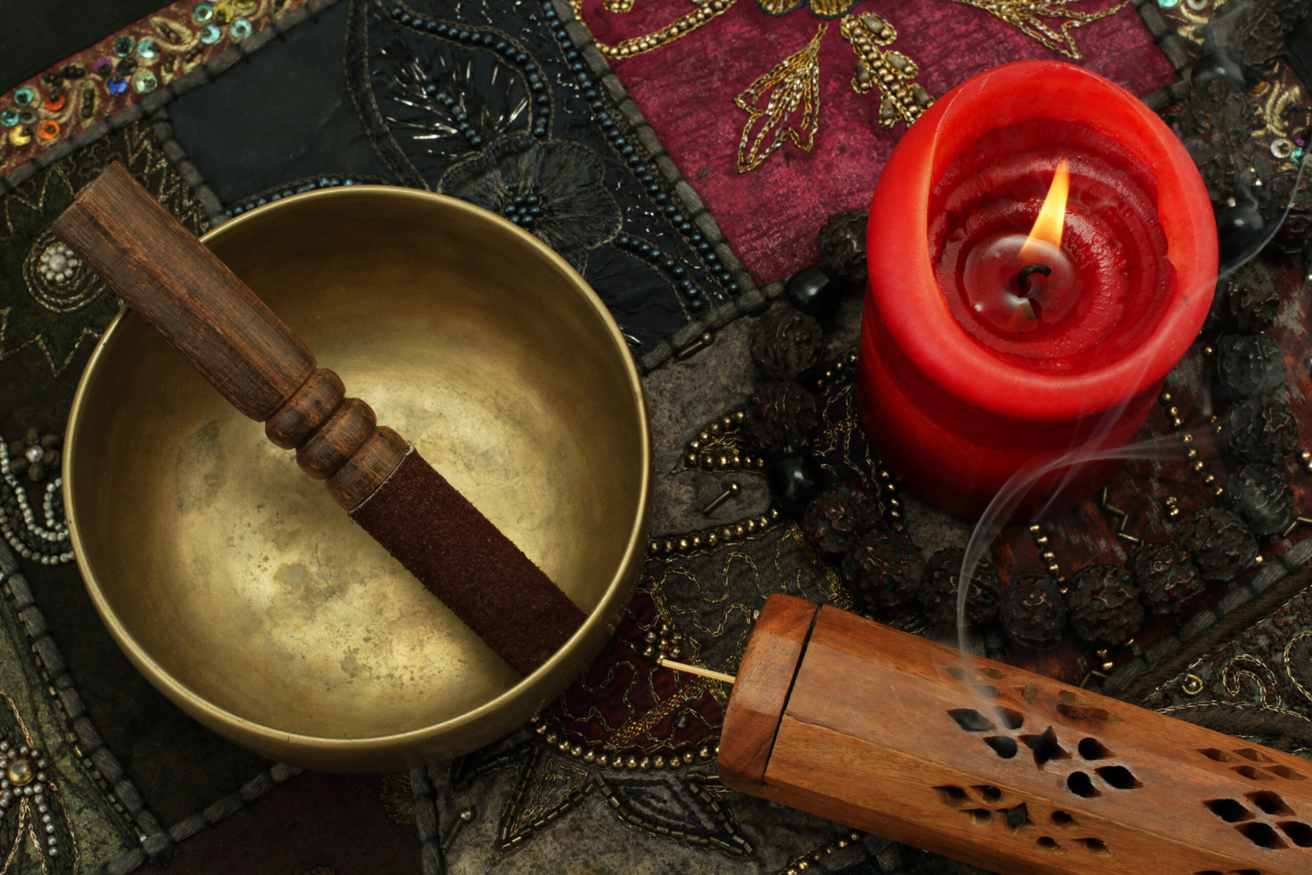 tibetan singing bowl to cleanse your items