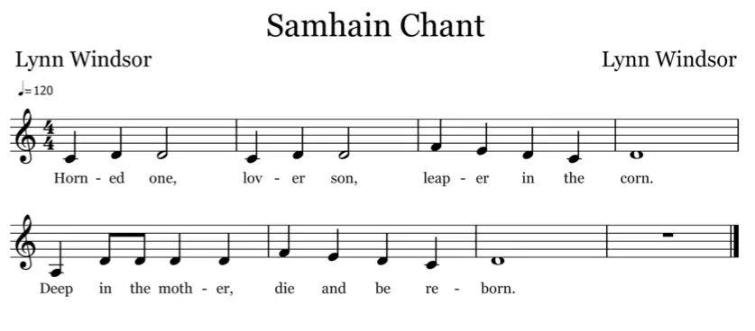 Samhain Chant